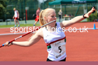 Girls Under-15s Javelin, 2022 Northern Inter Counties U17s and U15s Track and Field, York, Thursday, June 2nd. Photo: David T. Hewitson/Sports for All Pics